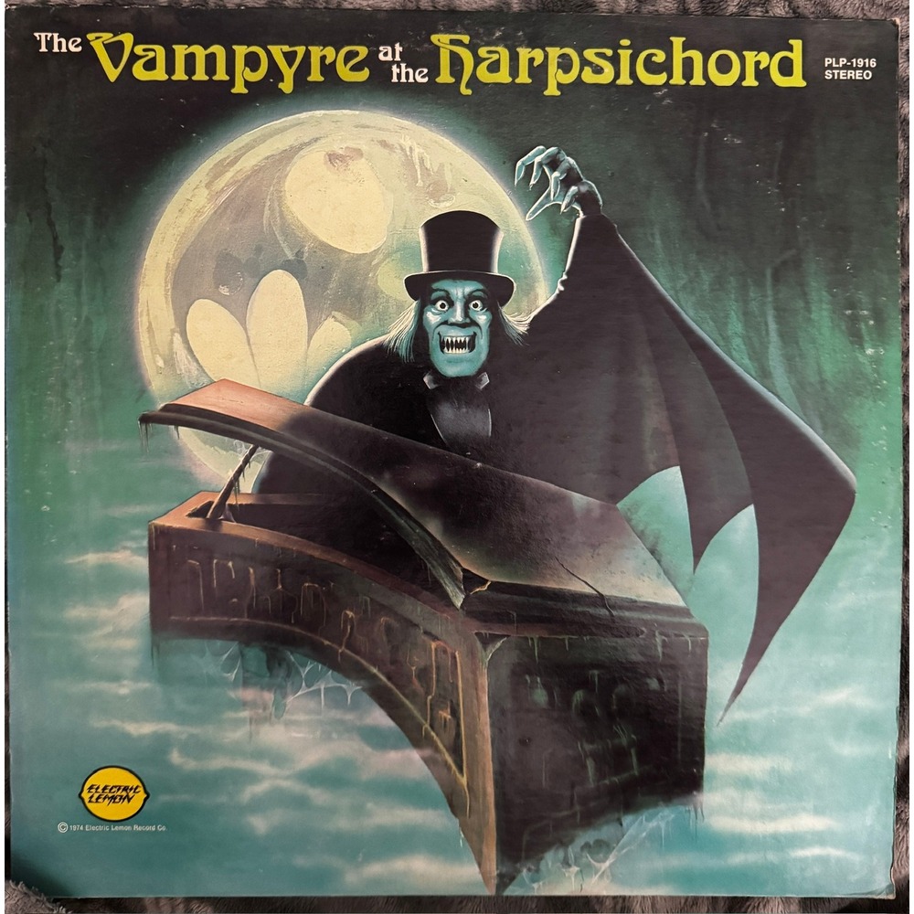 Verne Langdon The Vampyre at the Harpsichord Vinyl LP 1974 Electric Lemon Record